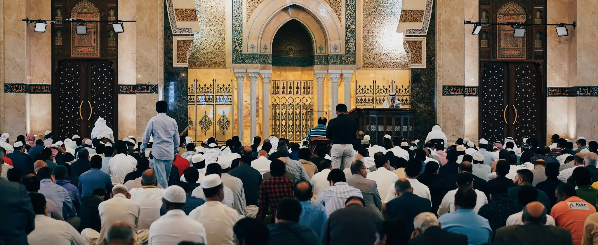 A congregation at an AllahCall event